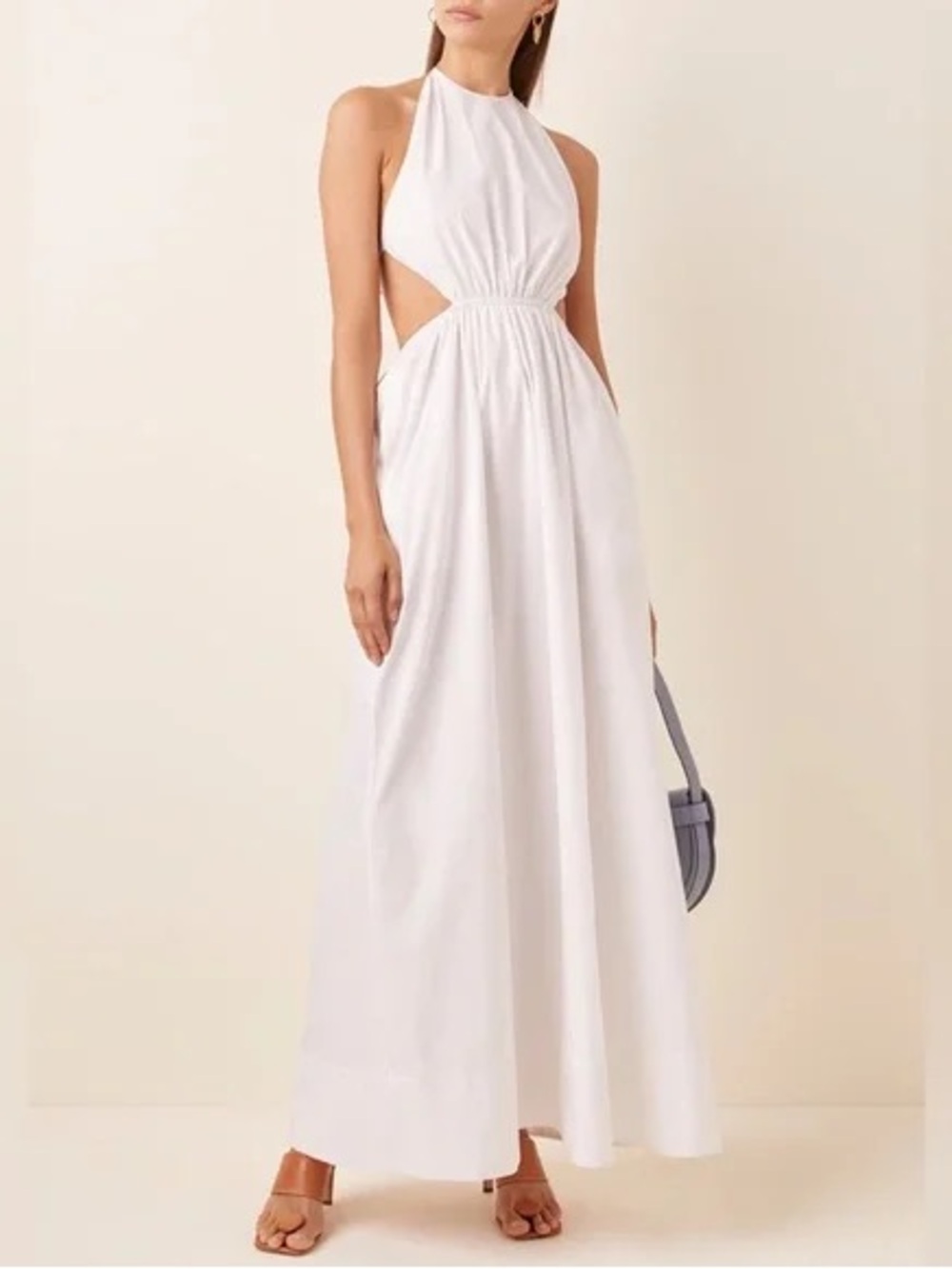 STAUD Cutout Maxi Dress